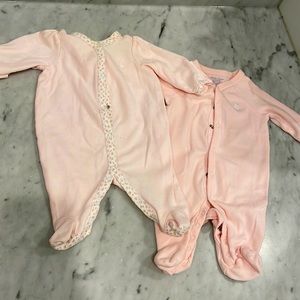 TWO Ralph Lauren Footed Sleepers